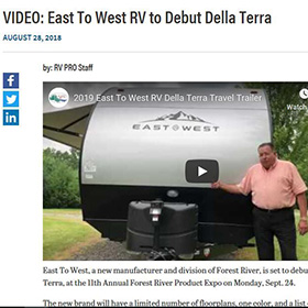 East To West Rolls Out the Della Terra - Trailer Life